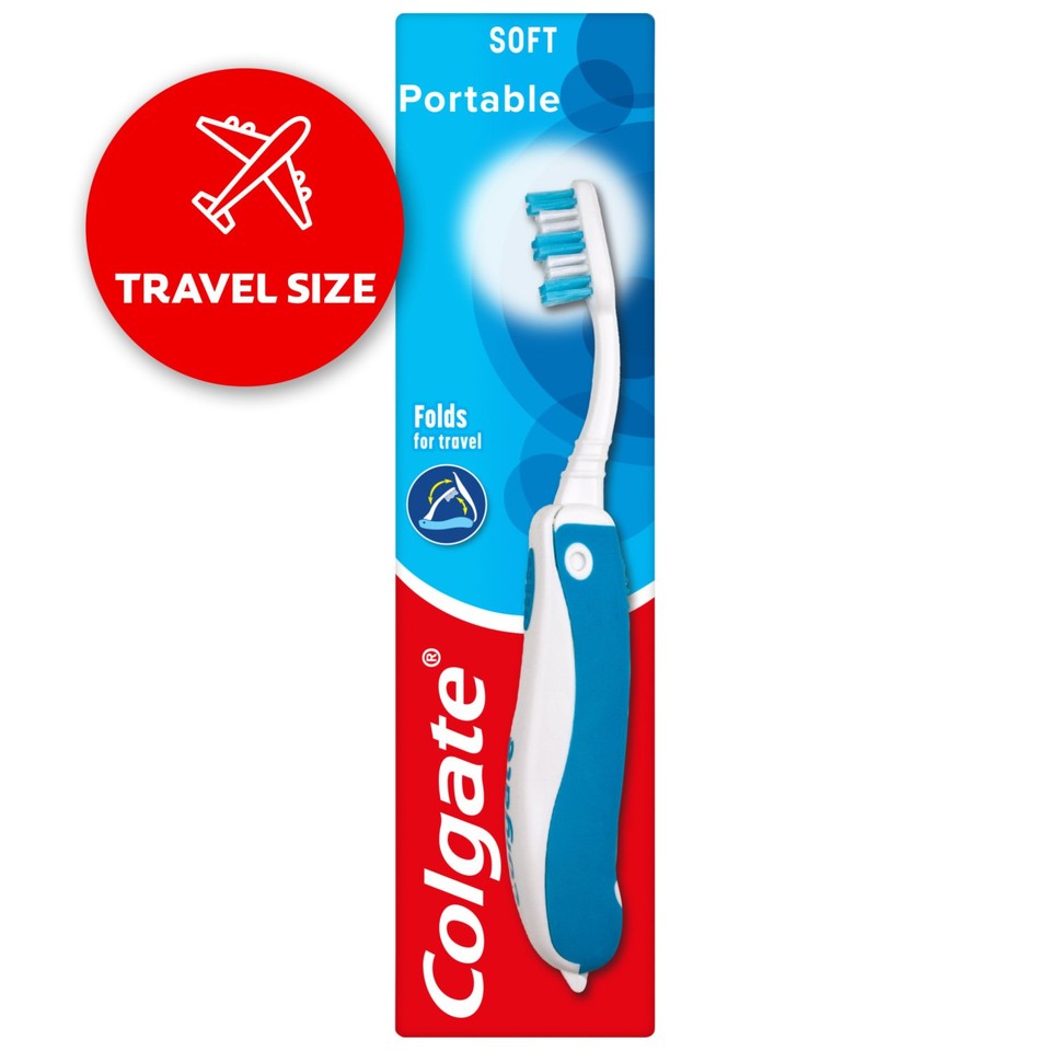 Colgate brosse à dents de voyage pliable