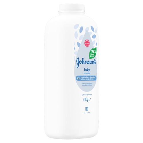Johnson's Baby Powder - 600g Bottle | Helps Absorb Moisture & Reduce Skin Friction