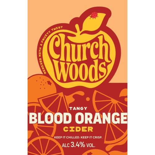 Churchwoods Blood Orange Cider 4 x 440ml