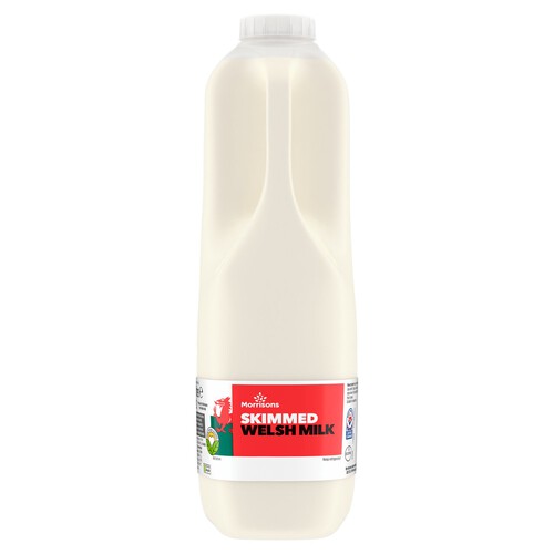 Morrisons Welsh Skimmed Milk 2 pint