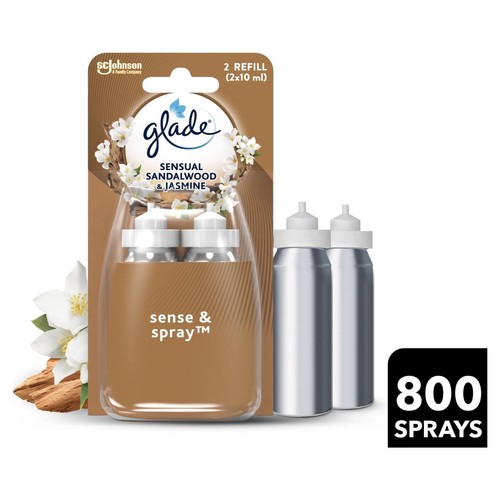 Glade Sense & Spray Twin Refill Sandalwoold & Jasmine