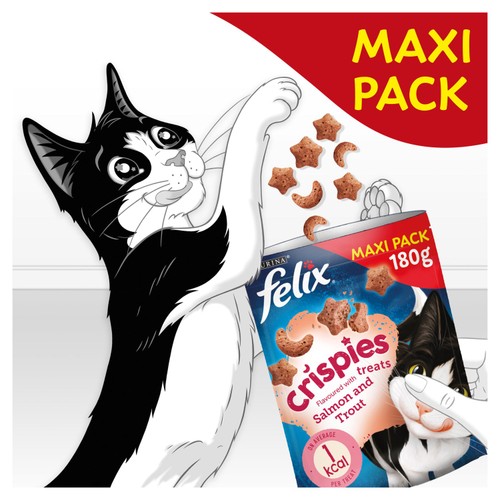 Felix Crispies Cat Treats Salmon & Trout