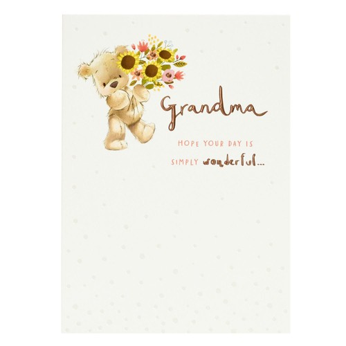 Grandma Bear Mother's Day Card 