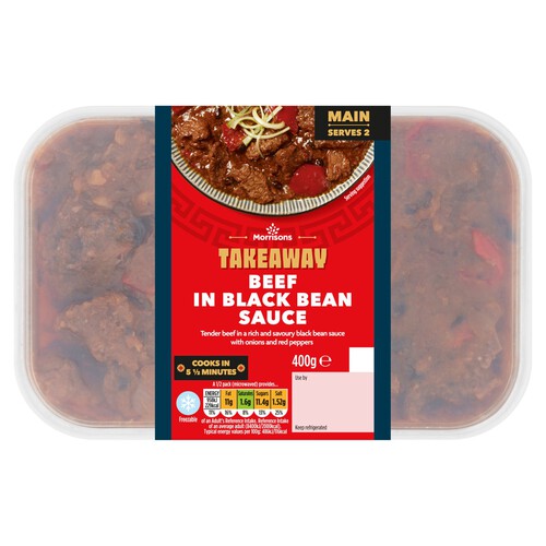 Morrisons Takeaway Beef In Black Bean Sauce