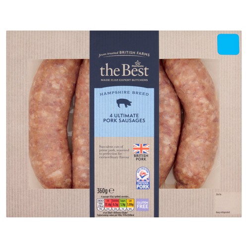 The Best Signature Collection 4 Ultimate Pork Sausages 360g