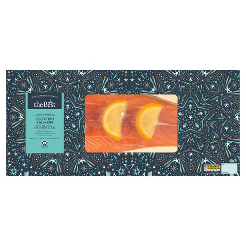 Morrisons The Best Smoked Scottish Salmon Side With Orange & Cranberry 