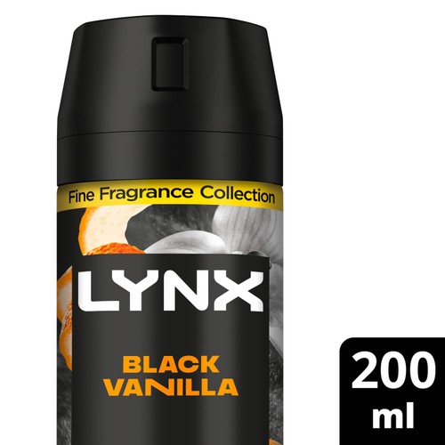 Lynx Body Spray Black Vanilla 