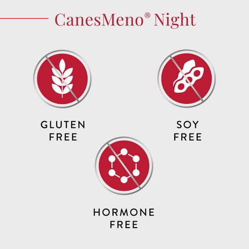 CanesMeno Menopause Support Night Food Supplement 30 Tablets