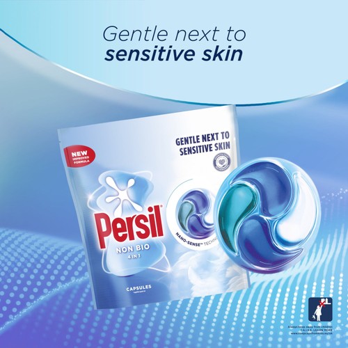 Persil Non Bio 4 in 1 Laundry Washing Detergent Capsules 48 Wash