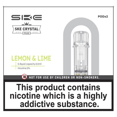 Ske Crystal Plus Pods Lemon &Lime 20Mg/Ml