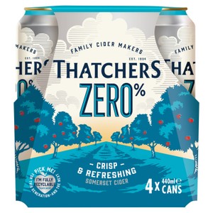 Thatchers Zero 4 x 440ml
