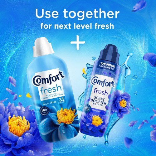 Comfort Fresh Scent Booster Elixir Blue Skies 32 Washes 