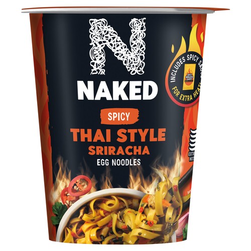 Naked Noodle Spicy Thai Style Sriracha Pot