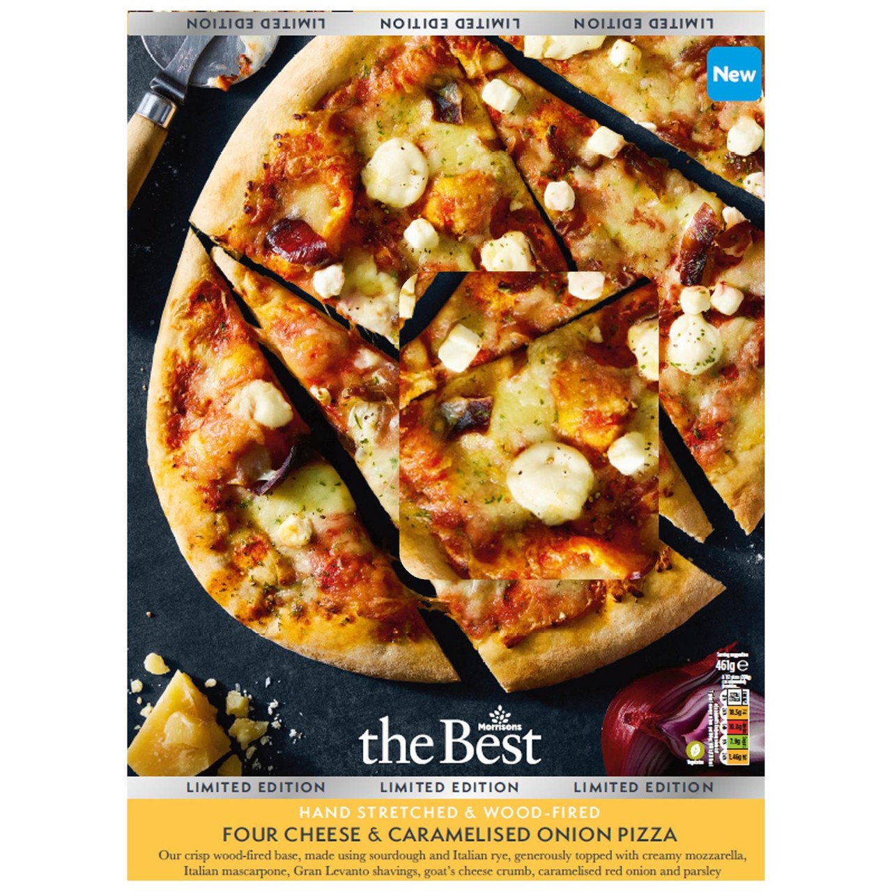 Morrisons The Best Four Cheese & Caramelised Onion Pizza