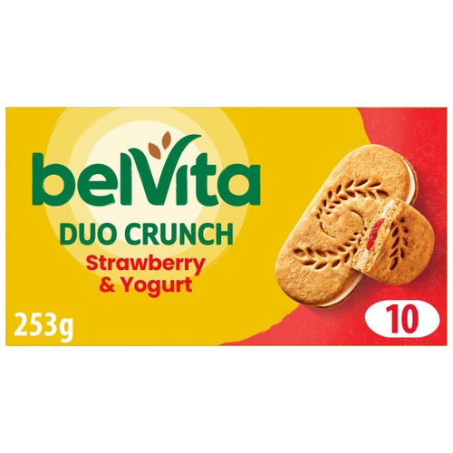 Belvita Duo Crunch Strawberry & Yogurt Cereal Snack Bars Multipack