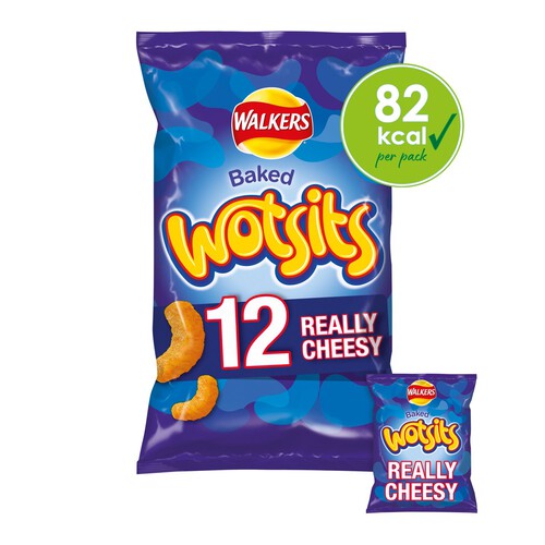 Walkers Wotsits Really Cheesy Multipack Snacks Crisps