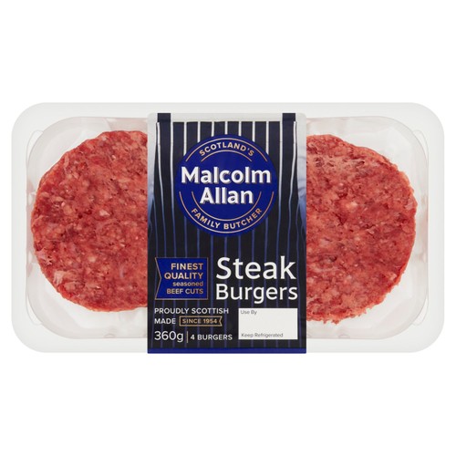 Malcolm Allan 4 steak burgers
