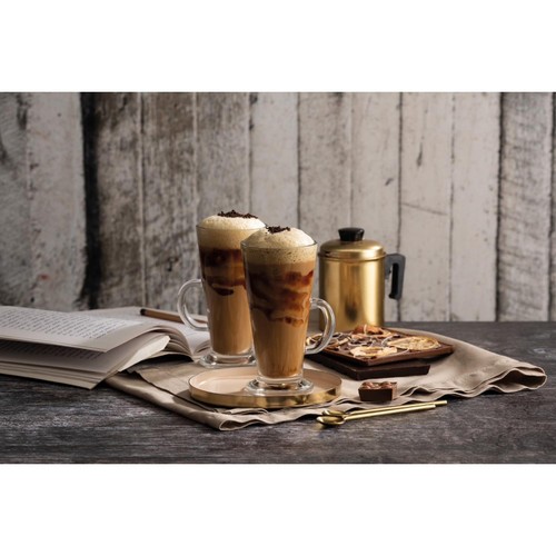 Morrisons Glass Latte Mug