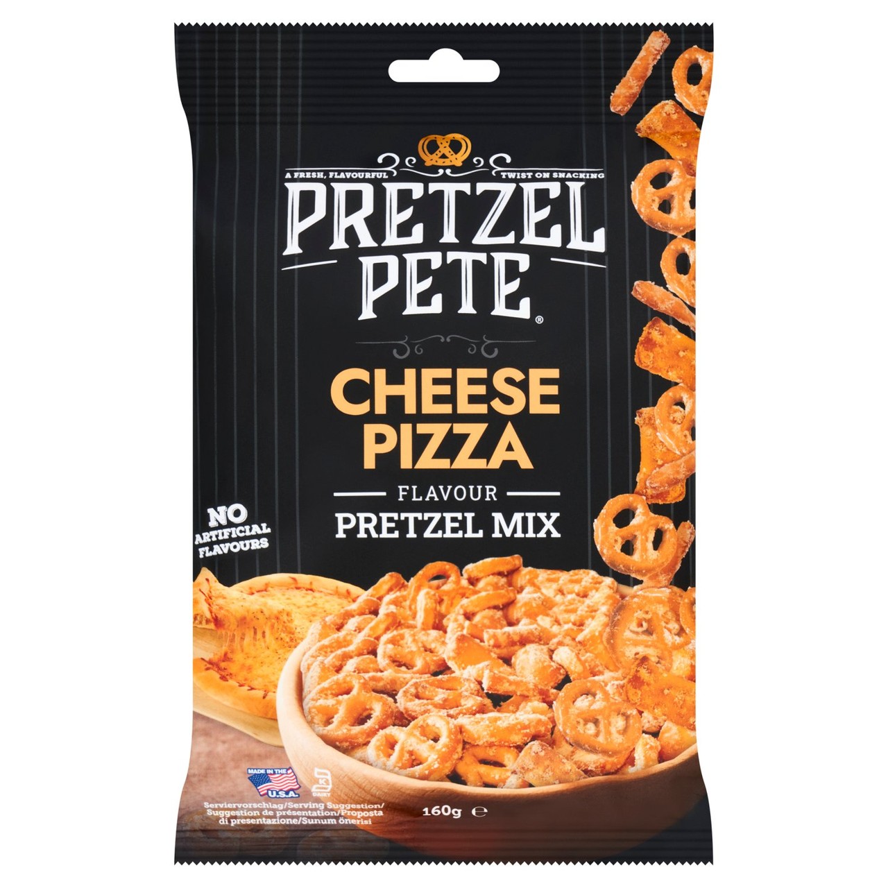 Pretzel Pete Cheese Pizza Pretzel Mix
