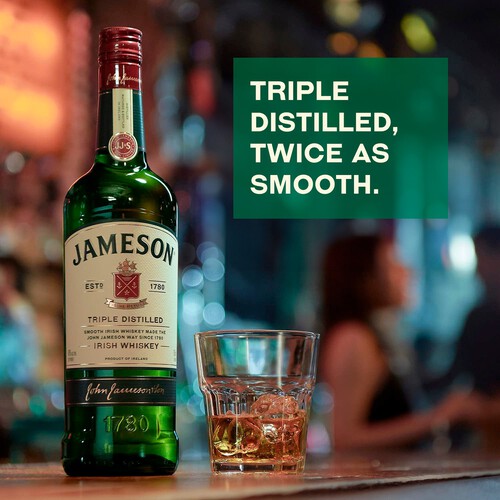 Jameson Triple Distilled Blended Irish Whiskey 