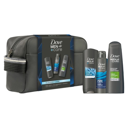 Dove Men+Care Cleanse+Care Washbag Collection Gift Set
