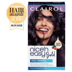 Clairol Nice'n Easy Bold Permanent Hair Dye 4.67 Amethyst Brown