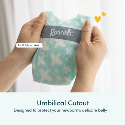 Rascals Premium Size 1 Nappies 
