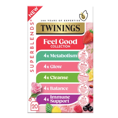 Twinings Superblends Feel Good Collection Tea Bags 38.4g