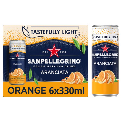 San Pellegrino Orange Cans