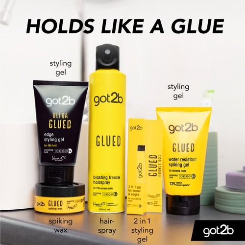 Got2b Glued Spiking Glue Ultra Edge Styling Gel