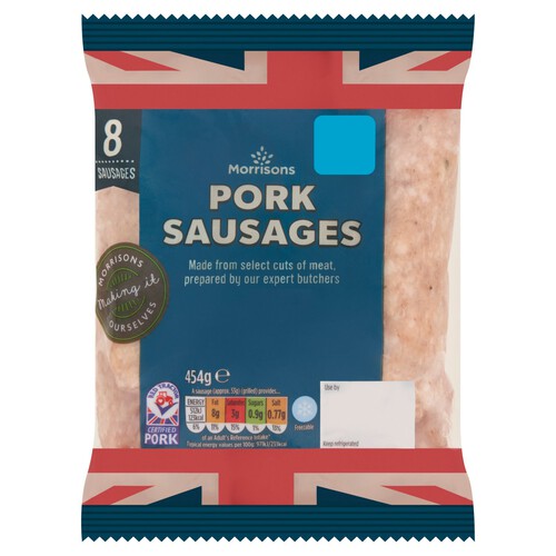 Morrisons  Butcher's Style Pork Sausages