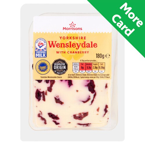 Morrisons Wensleydale & Cranberries