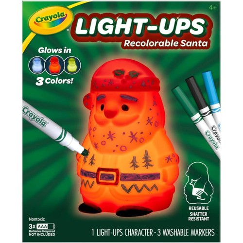 Crayola Light-Ups Recolorable Santa
