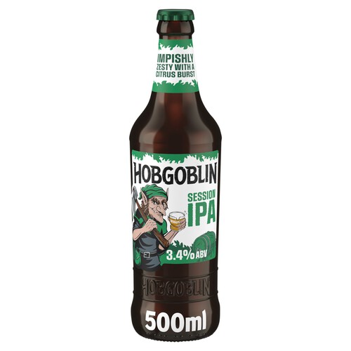 Hobgoblin Session IPA Ale Beer Bottle