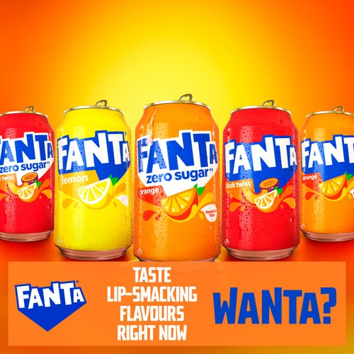 Fanta Orange Zero 8 x 330ml