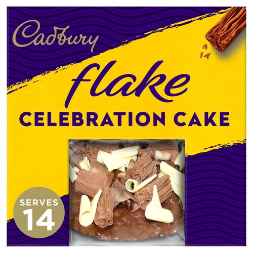 Cadbury Flake Chocolate Celebration Cake Serves 14