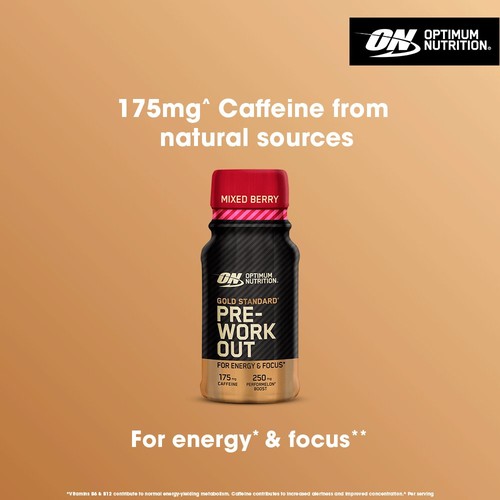 Optimum Nutrition Pre Workout Shot Mixed Berry