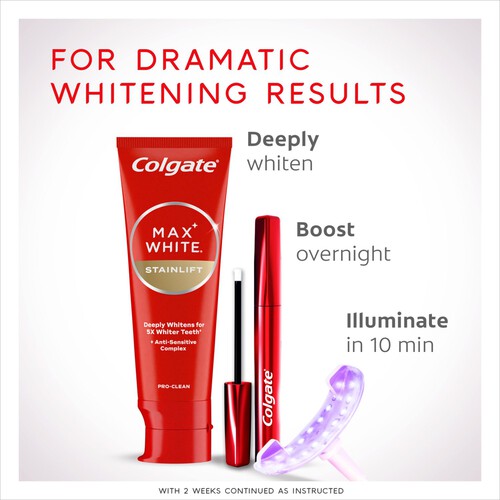 Colgate Max White Stain Lift Toothpaste 