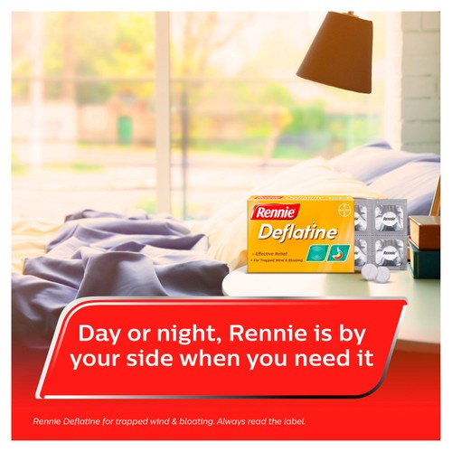 Rennie Deflatine Wind Relief Chewable Tablets