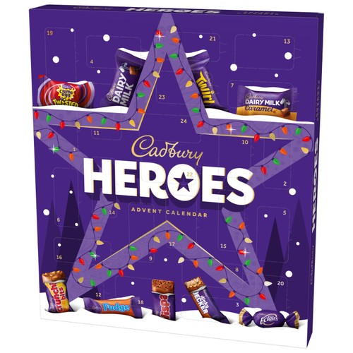 Cadbury Heroes Chocolate Christmas Advent Calendar 230g