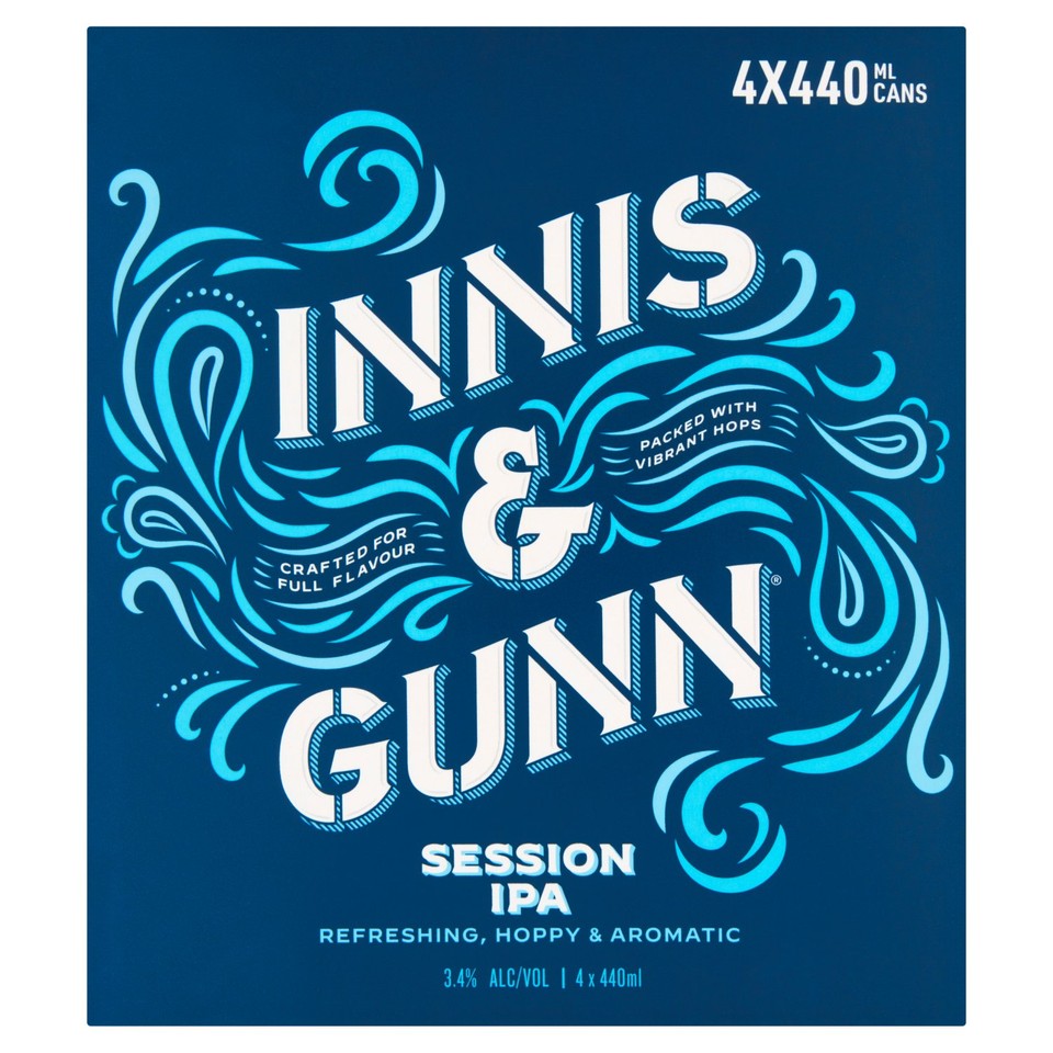 Innis And Gunn Session IPA 4x440ml - Morrisons Online Groceries & Offers