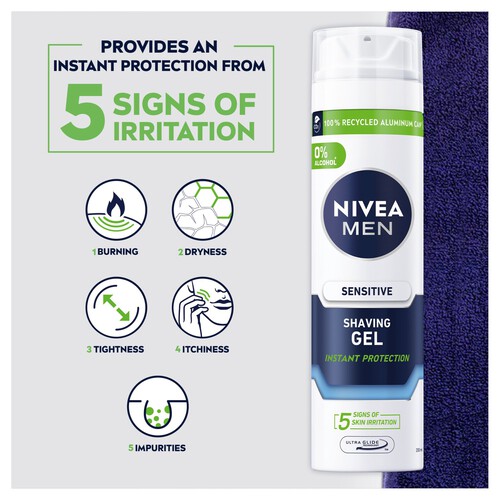 NIVEA MEN Sensitive Shaving Gel