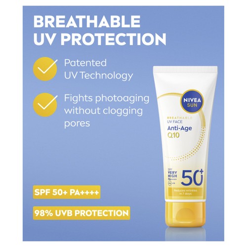 Nivea Sun UV Face Anti-Age SPF 50 Cream 40ML