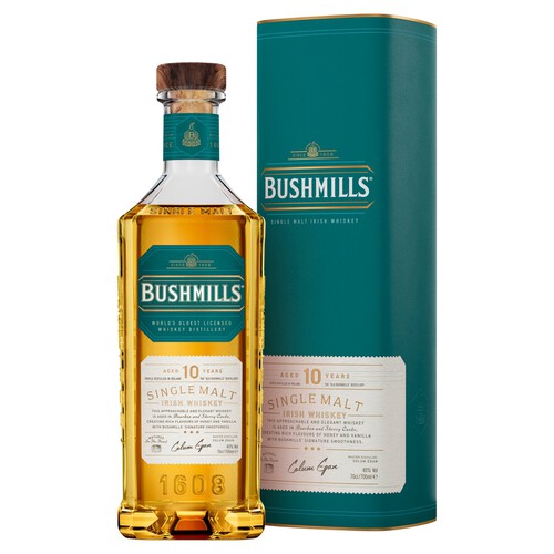 Bushmills Malt 10 Year Old Irish Whiskey