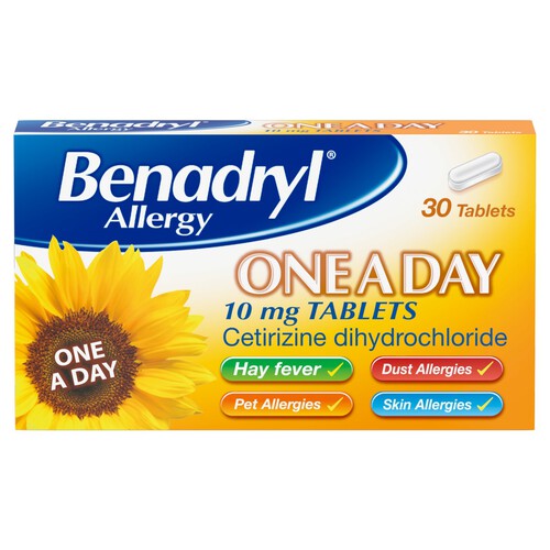 Benadryl One A Day Tablets 