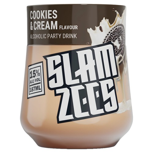 Slamzees Cookies & Cream 15.0% 187ml
