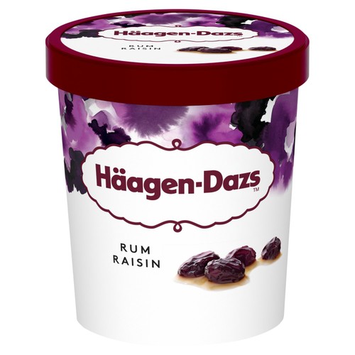 Haagen Dazs Rum Raisin Ice Cream