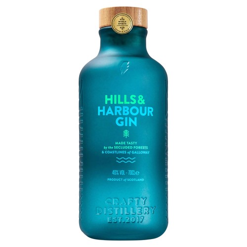 Crafty Distillery Hill & Harbour Gin 70CL