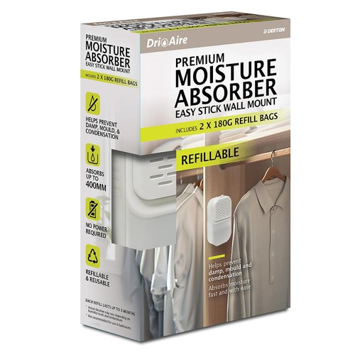 Dri-Aire Premium Moisture Absorber Easy Stick Wall Mount