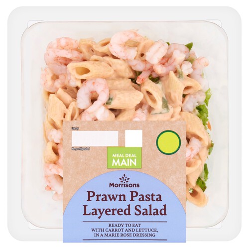 Morrisons Prawn Pasta Layered Salad